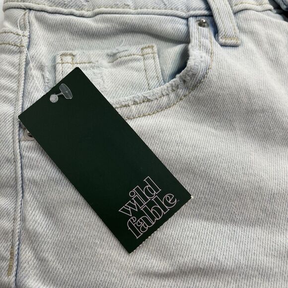 Wild Fable Women’s Ultra Light Wash Super-High Rise Tapered Jeans Size 0 New! - Picture 5 of 11